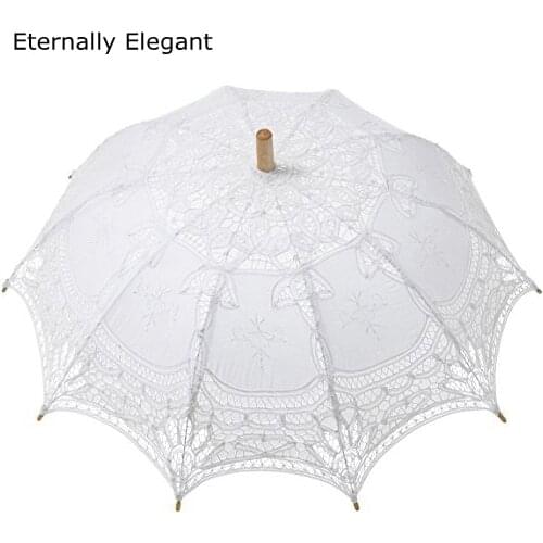 Eternally Elegant Wedding Umbrellas