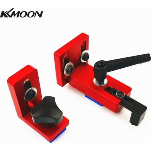 Fixed T-Slot Miter Track Stop Locator Sliding Brackets Woodworking Rail Retainer Chute Backing Connector Wood Working Tool