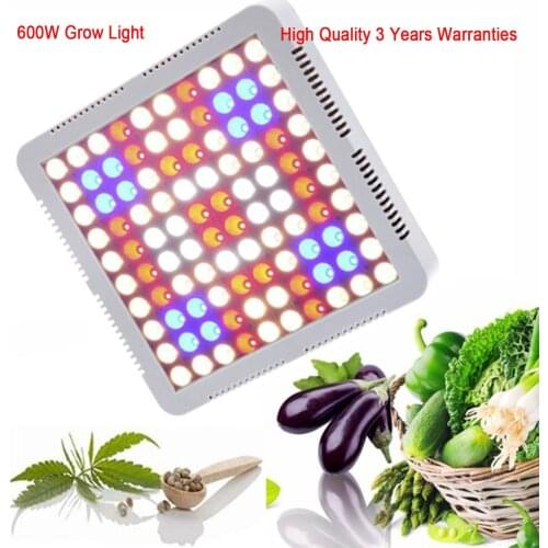 LED Grow Light 600W IP42 Waterproof Phytolamp SMD2835 LEDs Growth Lamp AC85-265V Full Spectrum Plant Lighting For Indoor Plant