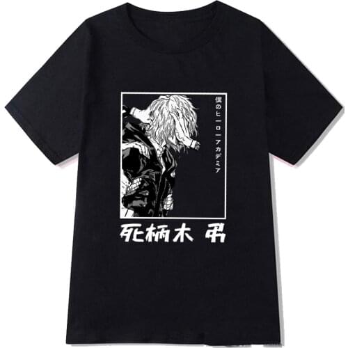 2021 My Hero Academia T Shirt Boku No Hero Academia Anime Shigaraki Tomura T-shirt Graphic Tops Tees Male Unisex