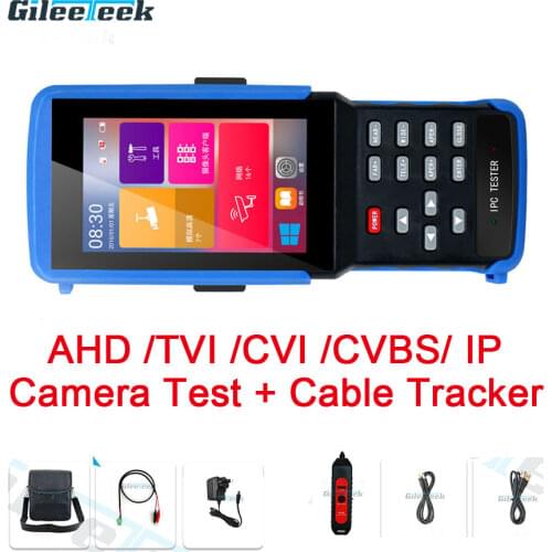 IPC-9310S H.265 4K IP CCTV Tester Monitor AHD CVI TVI Analog CVBS Camera Tester with cable tracker/ WIFI/ Rapid ONVIF /12V3A POE