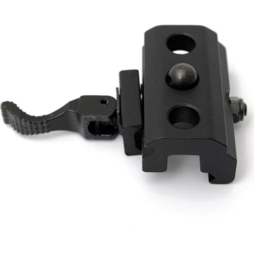 Jiguoor 20mm QD Bipod Sling Adapter Heavy Duty Quick Detach Release Mount Adapter Scope Picatinny Rail Mount For Flashlight