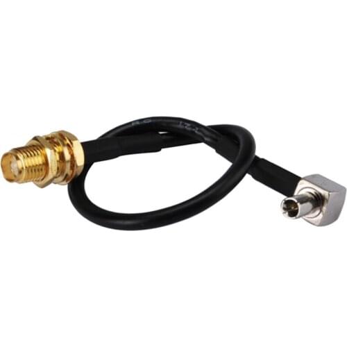 Superbat SMA Jack to TS9 Plug Right Angle for Sierra Wireless Cards /USB Sticks RG174 Pigtail Cable 20 inch Long