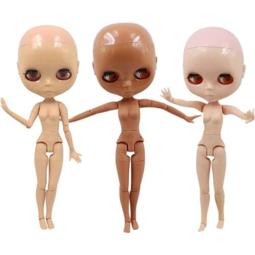 Blyth doll Joint body without hair Suitable for transforming the wig and make up for her