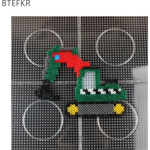 2.6mm/5mm Hama Bead Square Pegboard 3D Puzzle Template For Perler Beads Education Toys Fuse Beads Jigsaw Puzzle Perle de Hama