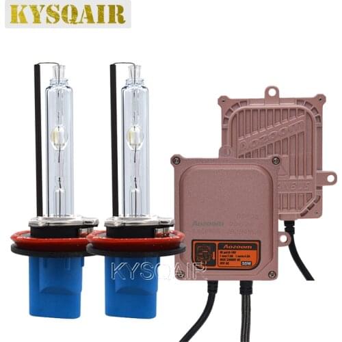 KYSQAIR Original Aozoom Canbus Xenon H11 H1 H7 HB3 HB4 9012 D2H 5500K White HID Headlight Kit Xenon 55W Canbus Digital Ballast