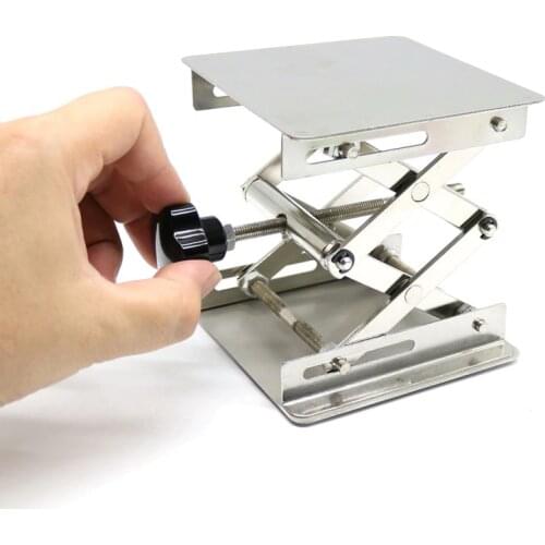 Laboratory Aluminum Router Drill Lift Table Woodworking Engraving Lab Lifting Stand Rack lift Platform Workbench Sculpture