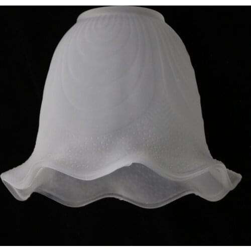 Frosted White Glass Flower Petal Replacement Shades 4 Styles PICK