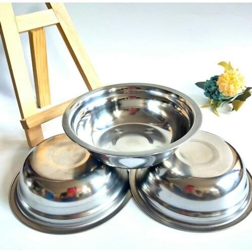 16cm Stainless Steel Soup Bowls Multi-function Round Soup Pot Soup Palte Dishes Kitchen Tools