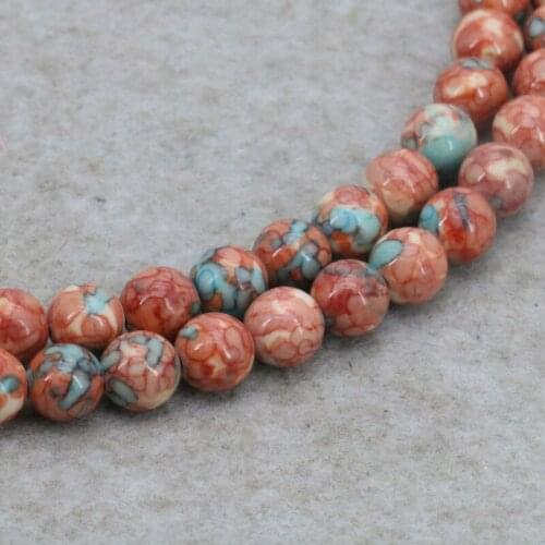 Fashion style !Riverstones loose beads round stone 10mm DIY 15 inches fit women jewelry making design bracelet&necklace