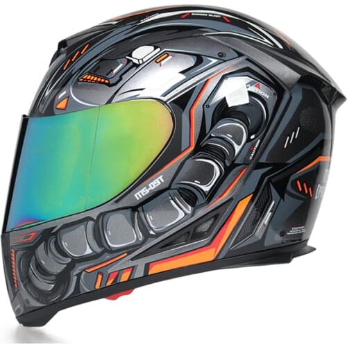 Full Face Helmet Motorcycle Casco Enduro Dirt Bike Downhill Casque Cross Scooter Cafe Racer Pulse Pattern Capacete De Moto