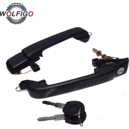 WOLFIGO Rear or Front Left Right Door Handle for VW Golf GTI Jetta GLX Cabrio 1993-1999 1H0837207B 1H0837207C 1H4839205