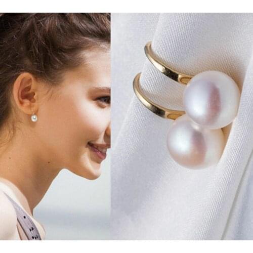 White Drop-shaped Artificial Pearl Earrings French Retro Hong Kong Style Pearl Pendant Jewelry Temperament Simple Earrings
