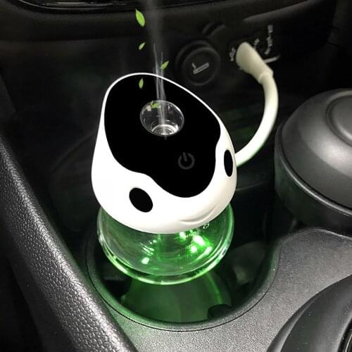USB Mini Car Air Humidifier Diffuser Essential Oil Ultrasonic Aroma Mist Air Purifier