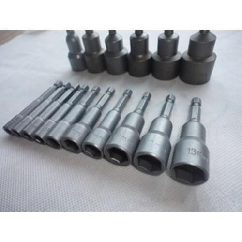 14pc 6mm-19mm 1/4" Hex Socket Magnetic Nut Driver Adapter Drill Bit Holder Setter 6, 7, 8, 9, 10, 11, 12 ,13,14,15,16,17,18,19mm
