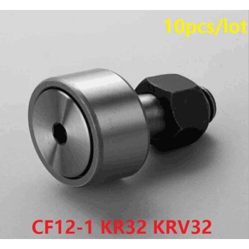 50pcs/lot CF12-1 KR32 KRV32 Cam follower Stud type track rollers Needle Roller Bearings