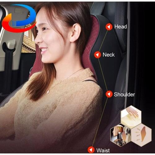 Car Neck Pillow Neck Support Holder Foam Auto Headrest Seat Covers Car Styling Adjustable Head Restraint 3D Memory Travel Pillow