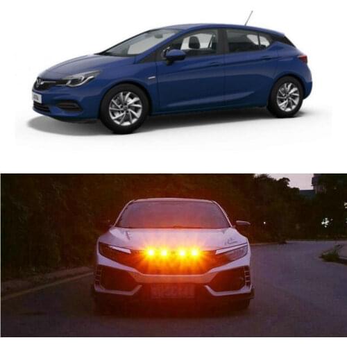 Car Accessories Grille Light Lamp For Opel astra h j g mokka insignia vectra a b c vivaro ADAM Agila A B AMPERA ANTARA ASTRA K