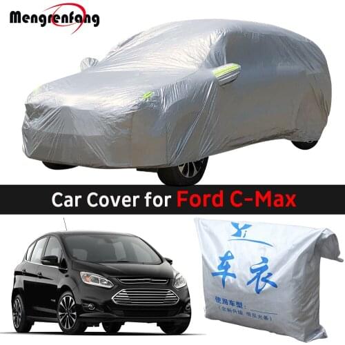 Full Car Cover For Ford C-Max Grand C-Max 2003-2021 Outdoor Anti UV Sun Rain Snow Ice Resistant Dust Proof MPV Cover