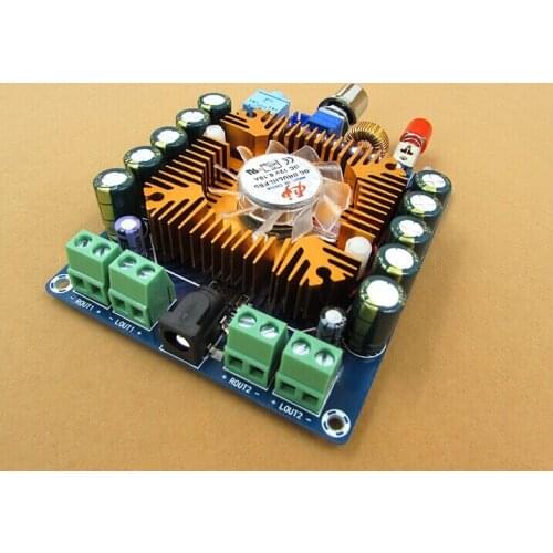 Free shipping DC12V TDA7850 4.0 channel mini HIFI car audio amplifier board 50W*4