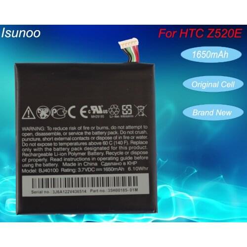 ISUNOO mobile phone batteries BJ40100 for HTC one X G23 one XL one s S720E S728E E520D BJ83100 BJ40100 battery replacement