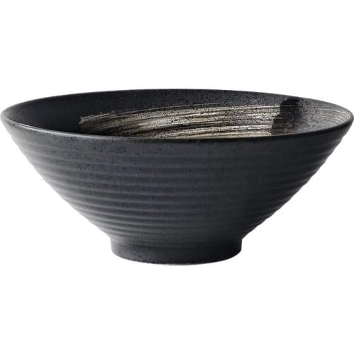 Creative Ceramic Tableware Hat Bowl Fruit Bowl Vegetable Bowl Salad Bowl Noodle Bowl Soup Bowl Japanese Large Ramen Bowl