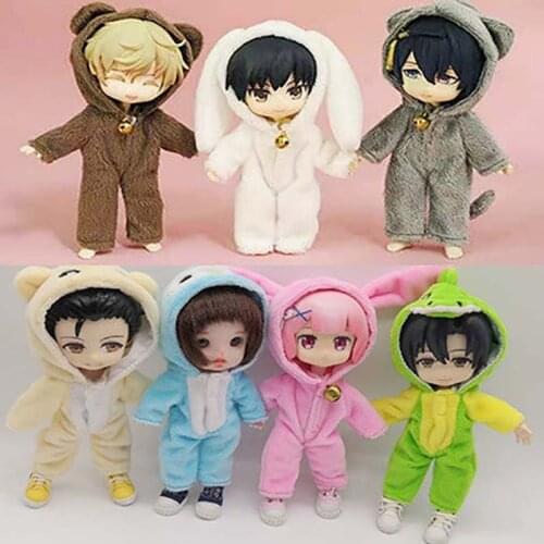 OB11 Clothes Animal Cartoon Clothes GCS Doll Clothes Beauty Knot Pig 1/12 BJD Doll Baby Clothes Onesie Accessories Gift