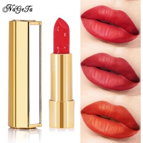 9 Colors BRIC Velvet Matte Lipstick Waterproof Sweatproof Lip Glaze Non-stick Cup Mirror Long Lasting Lip Gloss TSLM1