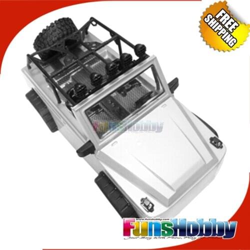 MHPC 1/10 Scale Jeep 4X4 Truck Body Shell for RC Car Crawler SCX10