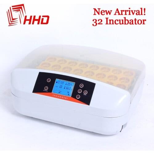 Newst Automatic 32 Eggs Incubator Hatchery Machine Temperature Control Brooder Farm Equipment Automatic Rotate For Chicken Quail
