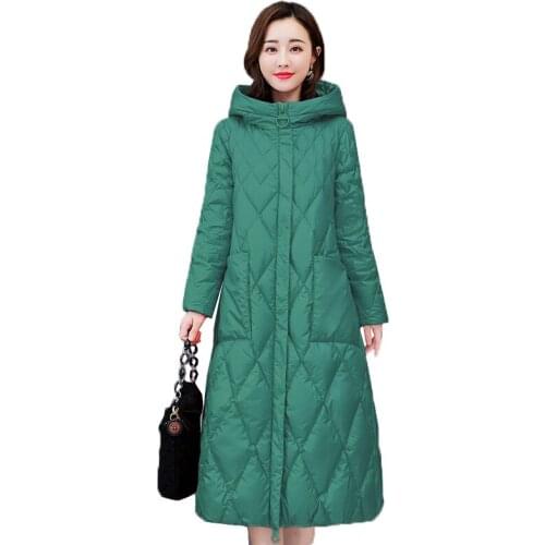 New Winter Jacket Women Down Cotton Jacket Thick Warm Hooded Tops Plus size Slim Outerwear female Winter Loose Cotton Coat T391