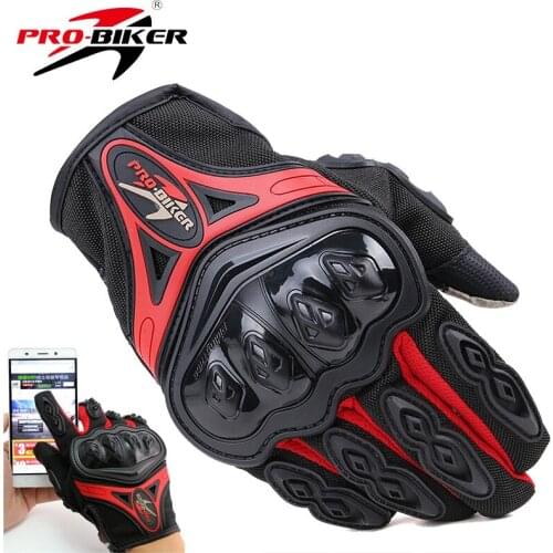 Screen Touch Sports Full Finger Motorcycle Racing Gloves Outdoor Sports Motorcycle Bike Cycling Knight Cross Country Gloves