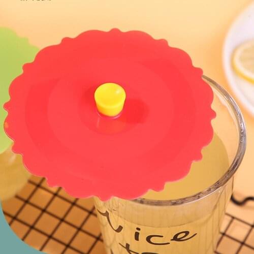 Silicone Cap High Temperature Resistant Mugs Tea Coffee Cup Lid Bowl Seal Cover silicon cup lid cover Bowls Cups Container