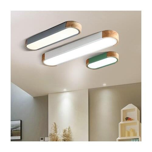 Nordic Creative Macaron LED Long Balcony Simple Entry Lobby Aisle corridor ceiling light