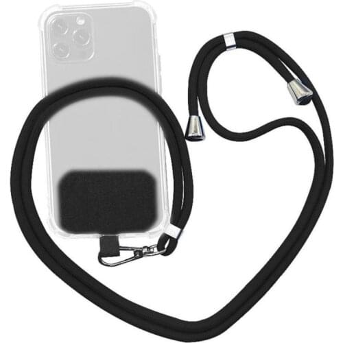 Universal Adjustable Mobile Phone Strap Patch Phone Lanyard Security Tether Phone Lanyard Anti-lost Anti-fall Neck Strap Lanyard