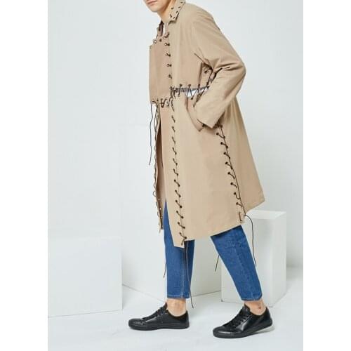 M-5XL!!Spring and autumn new custom-made windbreaker for men simple and long style windbreaker in European and American style