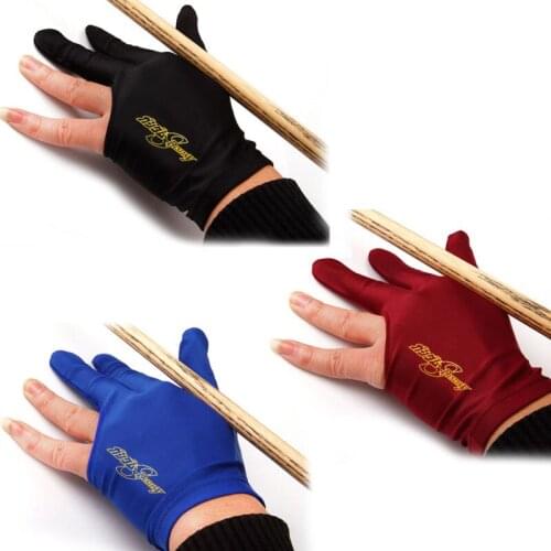 Cuppa High Grade Billiard Pole LYCRA High Elastic Three Finger Gloves