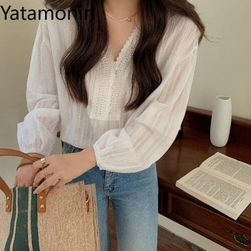 YATAMONIRI Womens Long Sleeve Shirts