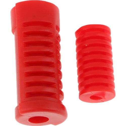 16Pcs Motorcycle Gear Shift Lever Rubber Sleeve / Rubber Shifter Lever Boot Shoe Protector Cover Shell Black + Red