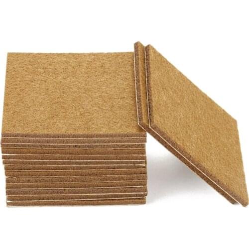 20pcs Furniture Pads Felt Sheets Self Adhesive Wood Floor Protectors 7cmx7cm