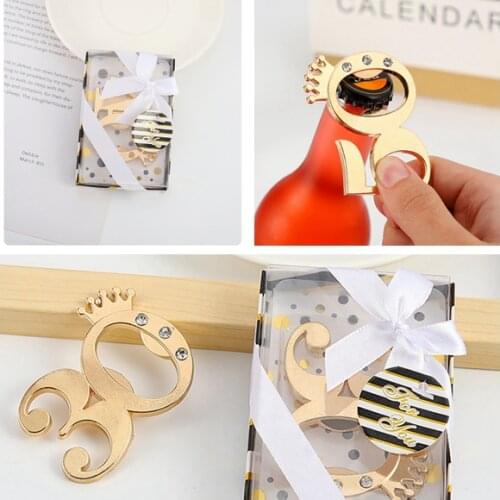 100Pcs/lot) Practical Silver favors for Wedding gifts of Infinite Love Bottle Openers For Bridal shower Beer Party Favors