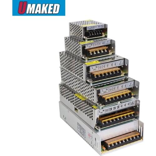 5V 2A/3A/4A/5A/8A/10A/12A/20A/30A/40A/60A Switch LED Power Supply Transformers WS2812B WS2801 SK6812 SK9822 APA102 LED Strip