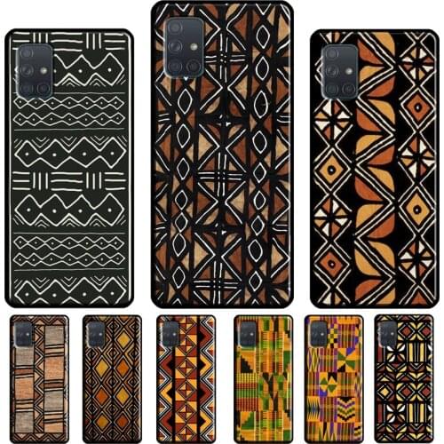 African Wax Print Design For Samsung A12 A32 A42 A52 A72 A21S A20e A11 A31 A41 A51 A71 A10 A40 A50 A70 Phone Case