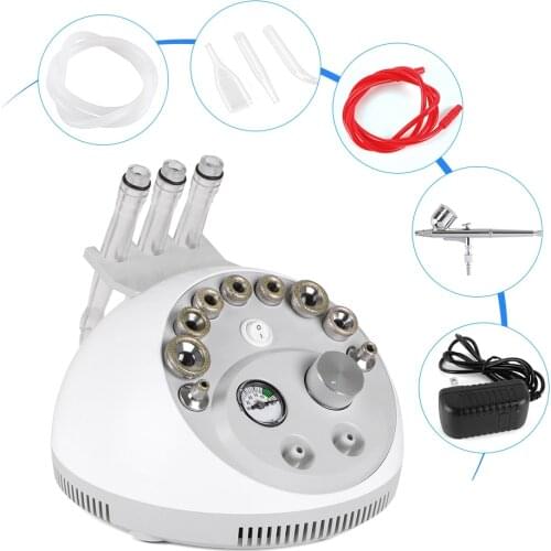 2in 1Diamond Dermabrasion Microdermabrasion Facial Blackhead Removal Vacuum Water Sprayer For Skin Smooth Lifting BeautyMachine