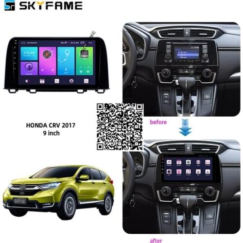 SKYFAME Car Accessories Radio Stereo For Honda CR-V CRV 2017 Android Multimedia System DSP GPS Navigation Player