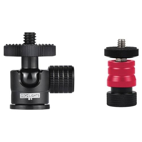 Quick installation ballheads universal 1\4 screw monitor adapter DSLR camera magic arm Microphone flashlight quick release screw