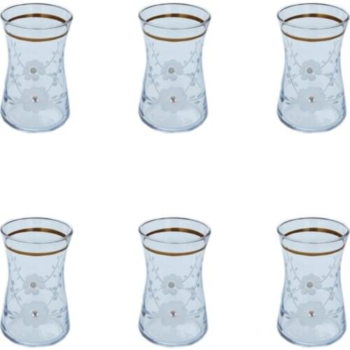 42361 Heybeli Nature Stone Decor 6 Pieces Tea Glasses PĞA41516920
