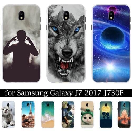 FRUITWORLD For Samsung J7 2017 Case Cover J730 Soft TPU Silicone Cute Painted Back Phone Cases for Samsung Galaxy J7 2017 Case