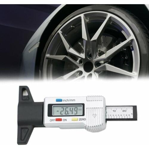 Digital Car Tyre Tire Tread Depth Gauge Meter Auto Tire Wear Detection Measuring Tool Caliper Thickness Gauges Monitoring System