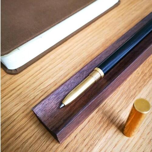 Handmade wooden Desktop Pen Holder Office School Stationery Storage Case Natural Color Box Desk Pen Pencil Organizer Holder